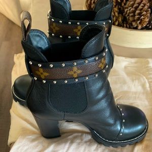 Louis Vuitton Black Ankle Booties